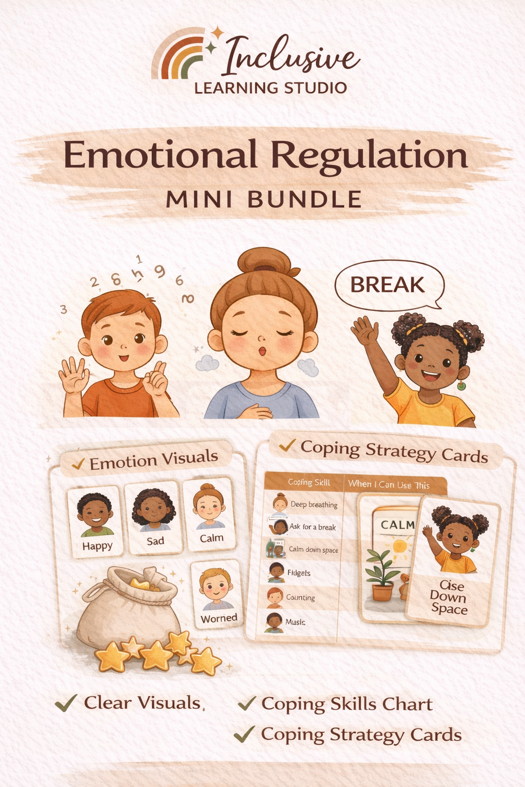 Emotional Regulation Mini Bundle Digital Download